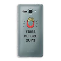 Fries before guys: Sony Xperia XZ2 Compact Transparant Hoesje