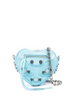 Balenciaga mini sac à bandoulière Le Cagole Heart - Bleu