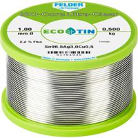 Felder ISO-Core Ultra Clear SAC305 Soldeertin Spoel Sn96,5Ag3Cu0,5 0.500 kg 1 mm - thumbnail