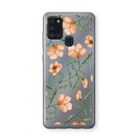 Peachy flowers: Samsung Galaxy A21s Transparant Hoesje Peachy flowers: Samsung Galaxy A21s Transparant Hoesje
