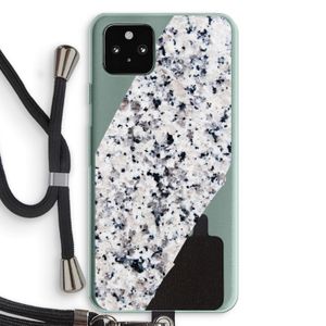 Gespikkelde marmer: Pixel 5a 5G Transparant Hoesje met koord
