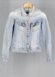 Lee Blue vintage denim jacket in size S for Unisex