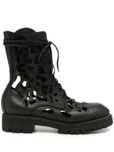 Guidi bottines à découpes - Noir