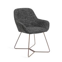 Jesper Home Eetkamerstoel 'Kushi' Beehive Rose, kleur Skyfall
