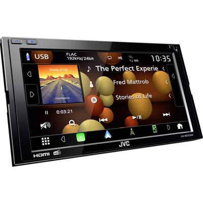 JVC KW-M875DBW Autoradio met scherm Android Auto, Aansluiting voor stuurbediening, Apple CarPlay, Bluetooth handsfree, DAB+ tuner