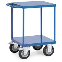 Fetra Hauptartikel 2496B Tafelwagen Staal Poedercoating Laadvermogen (max.): 500 kg Stralend blauw (RAL 5007) - thumbnail