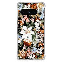 Case voor Google Pixel 8 Pro Dark Flowers