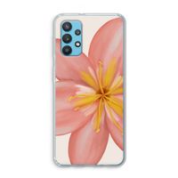 Pink Ellila Flower: Samsung Galaxy A32 4G Transparant Hoesje