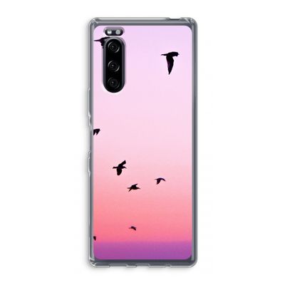Fly away: Sony Xperia 5 Transparant Hoesje