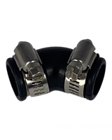 Air Aqua Flexibele Rubber Vijverbocht 45° 32mm - Weerbestendig en Duurzaam - Ideaal voor Vijversysteem