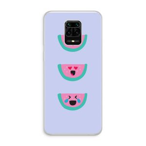 Smiley watermeloen: Xiaomi Redmi Note 10 Lite Transparant Hoesje