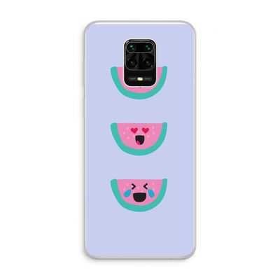 Smiley watermeloen: Xiaomi Redmi Note 10 Lite Transparant Hoesje