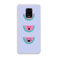 Smiley watermeloen: Xiaomi Redmi Note 10 Lite Transparant Hoesje
