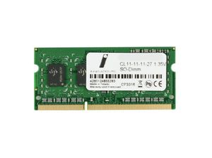 Innovation IT 4260124855283 Werkgeheugenmodule voor laptop DDR3 4 GB 1 x 4 GB 1600 MHz 204-pins SO-DIMM 4260124855283