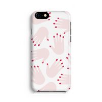 Hands pink: Volledig geprint iPhone SE 2020 Hoesje
