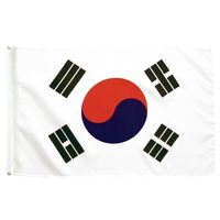 Zuid-Korea Vlag (90 x 150cm) - thumbnail