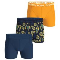Bjorn Borg boxershorts cotton stretch 3-pack geel Bjorn Borg boxershorts cotton stretch 3-pack geel