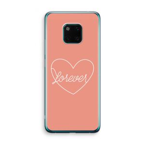 Forever heart: Huawei Mate 20 Pro Transparant Hoesje