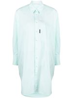 Palm Angels robe-chemise à coupe oversize - Bleu