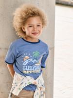 T-shirt met korte mouwen blauw