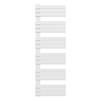 Handdoekradiator BWS Boss Links aansluiting 1021W 180x60 cm Wit