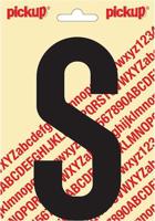 Plakletter Nobel Sticker letter S zwart Pickup - Pickup