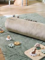 Krokodil kussen BAYOU groen