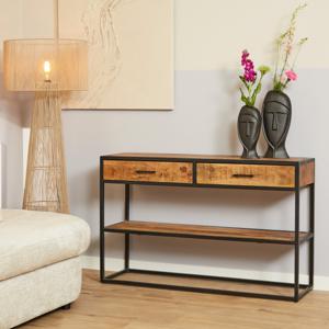 Sidetable Denver | Mangohout en metaal STF-1027