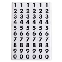 Soho etiketten 0 9 8 mm papier zwart 2 vellen á 60 stuks - thumbnail