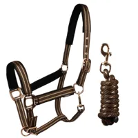 Horka DeLuxe Halsterset donkerbruin maat:full