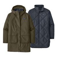 Patagonia Pine Bank 3-In-1 Parka Dames Basin Green S