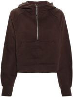 lululemon hoodie Scuba à col zippé - Marron