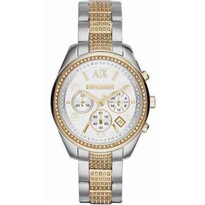 Horlogeband Armani Exchange AX5518 Staal Bi-Color 18mm