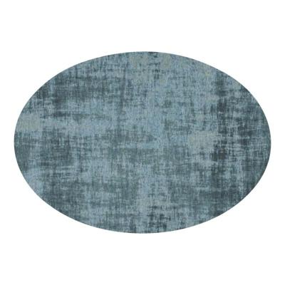 Vloerkleed Rovinj ellips lichtblauw 33