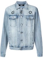 Geo veste en denim Globe - Bleu