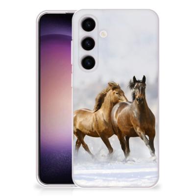 Samsung Galaxy S24 | TPU Hoesje | Paarden
