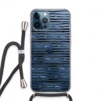 Verrassende lijnen: iPhone 13 Pro Max Transparant Hoesje met koord