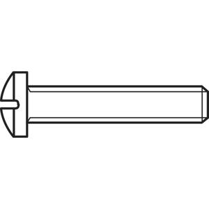 TOOLCRAFT 839643 Lenskopschroeven M2 16 mm Kruiskop Phillips DIN 7985 Staal Galvanisch verzinkt 100 stuk(s)