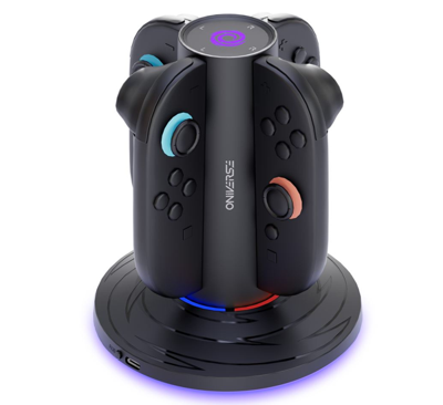 Oniverse Nintendo Switch 2 Oplaadstandaard voor 4 Joycons