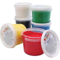 PRIMO vingerverf, diverse kleuren, 6x100 ml/ 1 doos