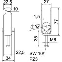 OBO Bettermann 1186217 Beugelklem 1 stuk(s)