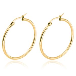 Cilla Jewels Hoop oorringen Dames Edelstaal Goudkleurig