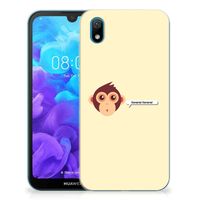 Huawei Y5 (2019) Telefoonhoesje met Naam Monkey