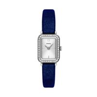 Horlogeband Fossil ES5436 Leder Blauw 10mm