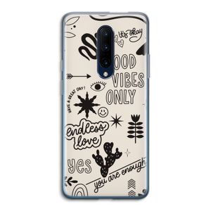 Good vibes: OnePlus 7 Pro Transparant Hoesje