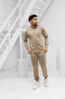 EA7 Emporio Armani 7M001320 Trainingspak Heren Beige - Maat XXL - Kleur: Beige | Soccerfanshop