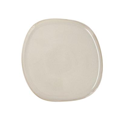 Dinerbord Bidasoa Ikonic Wit Keramisch 26,5 x 25,7 x 1,5 cm (4 Stuks) (Pack 4x)
