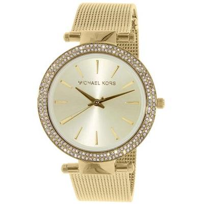 Michael Kors Darci dameshorloge met quartz uurwerk en gouden wijzerplaat MK3368