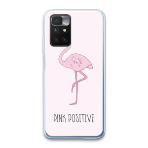 Pink positive: Xiaomi Redmi 10 Transparant Hoesje