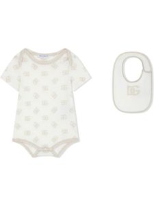 Dolce & Gabbana Kids trousseau de naissance à logo DG - Tons neutres